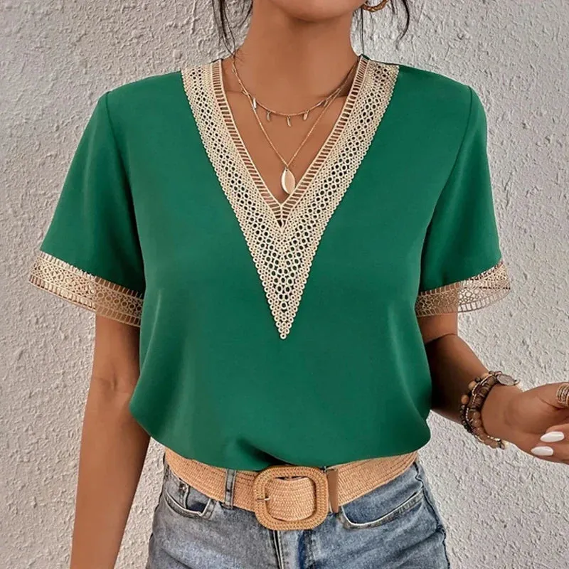 Alice Leroy | Chiffon Lacy Blouse