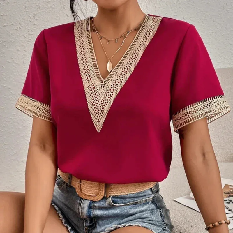 Alice Leroy | Chiffon Lacy Blouse
