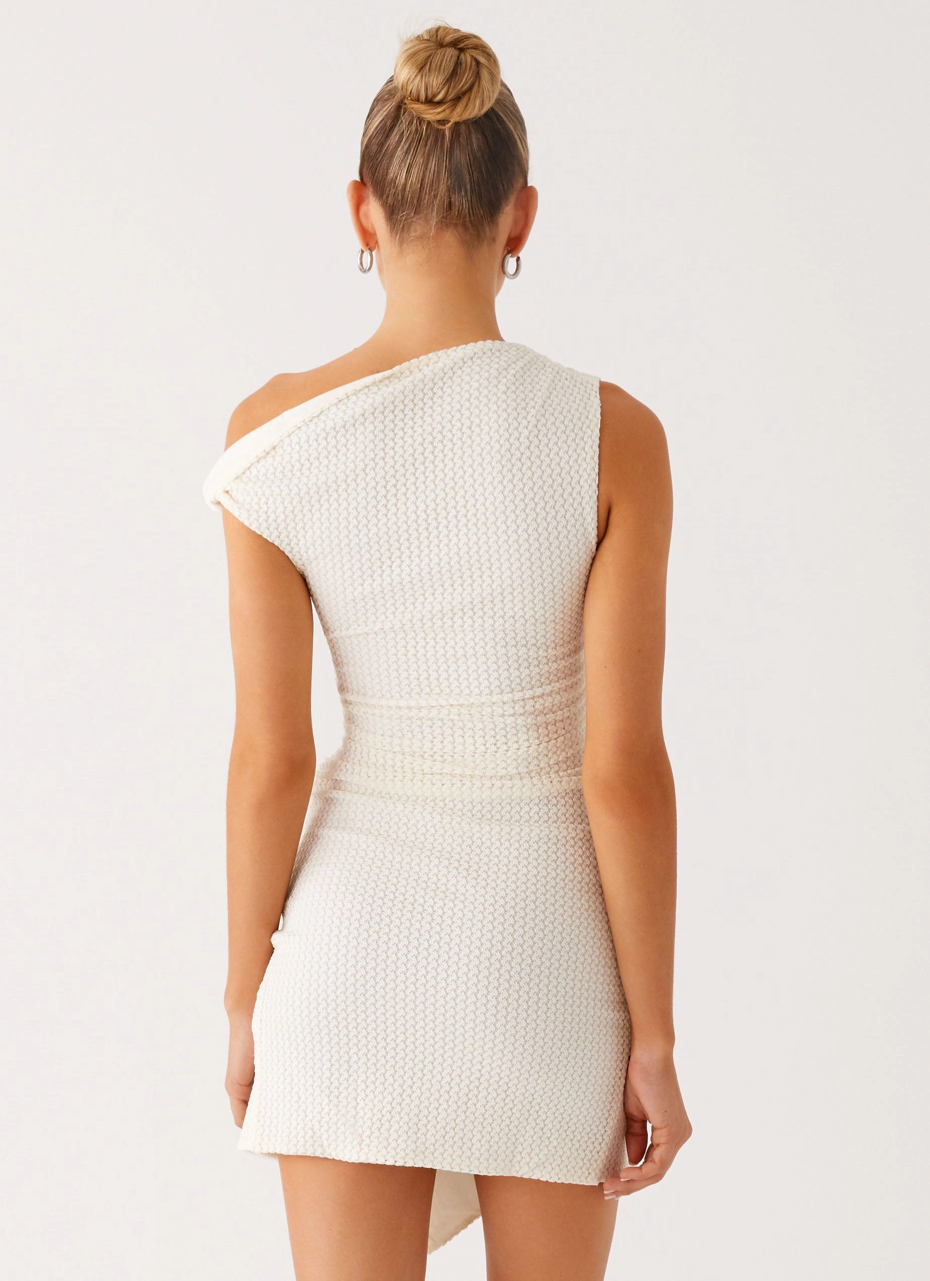 Alina Mini Dress - Ivory Travel Friendly
