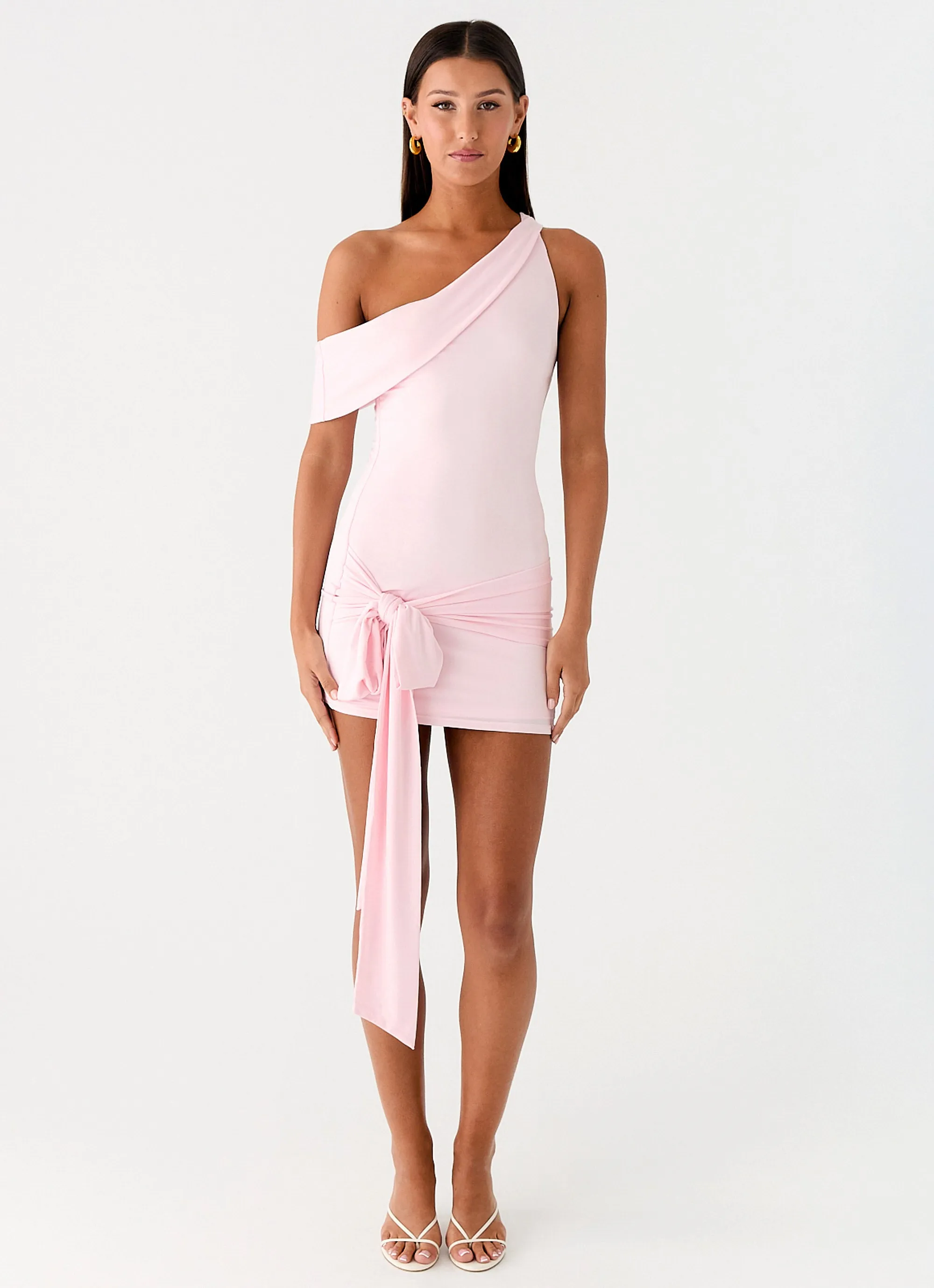 Smart Wear All Day Mini Dress - Baby Pink