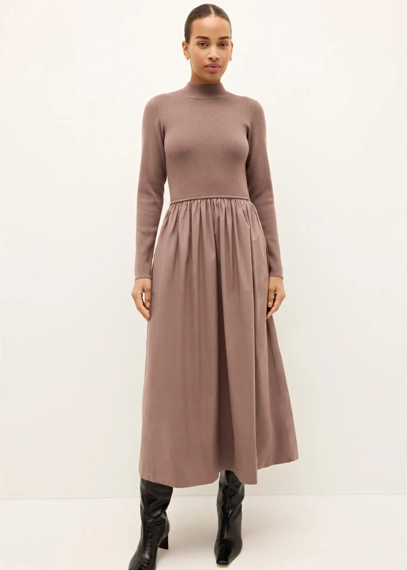 Chic Spirit Side Slit Marie Oliver Barrett Dress