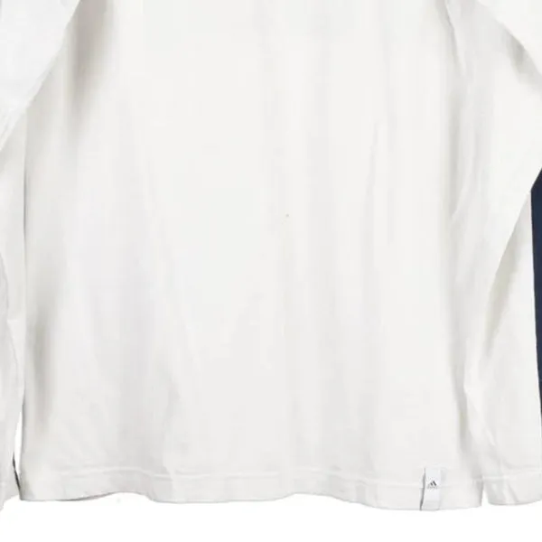 All I Got Adidas Long Sleeve T-Shirt - Medium White Cotton