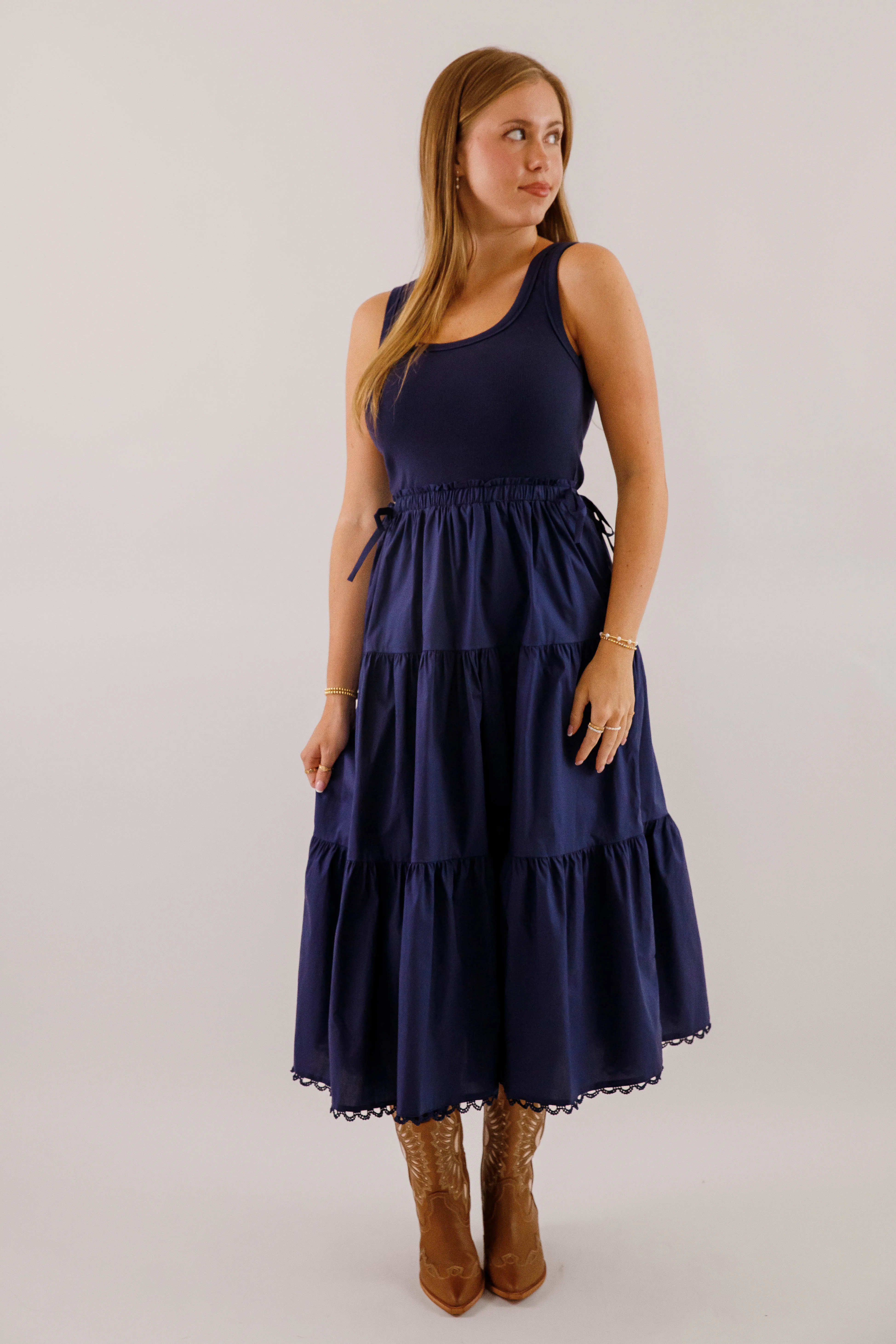 All Thanks To Me Midi Dress Summer Friendly photo look