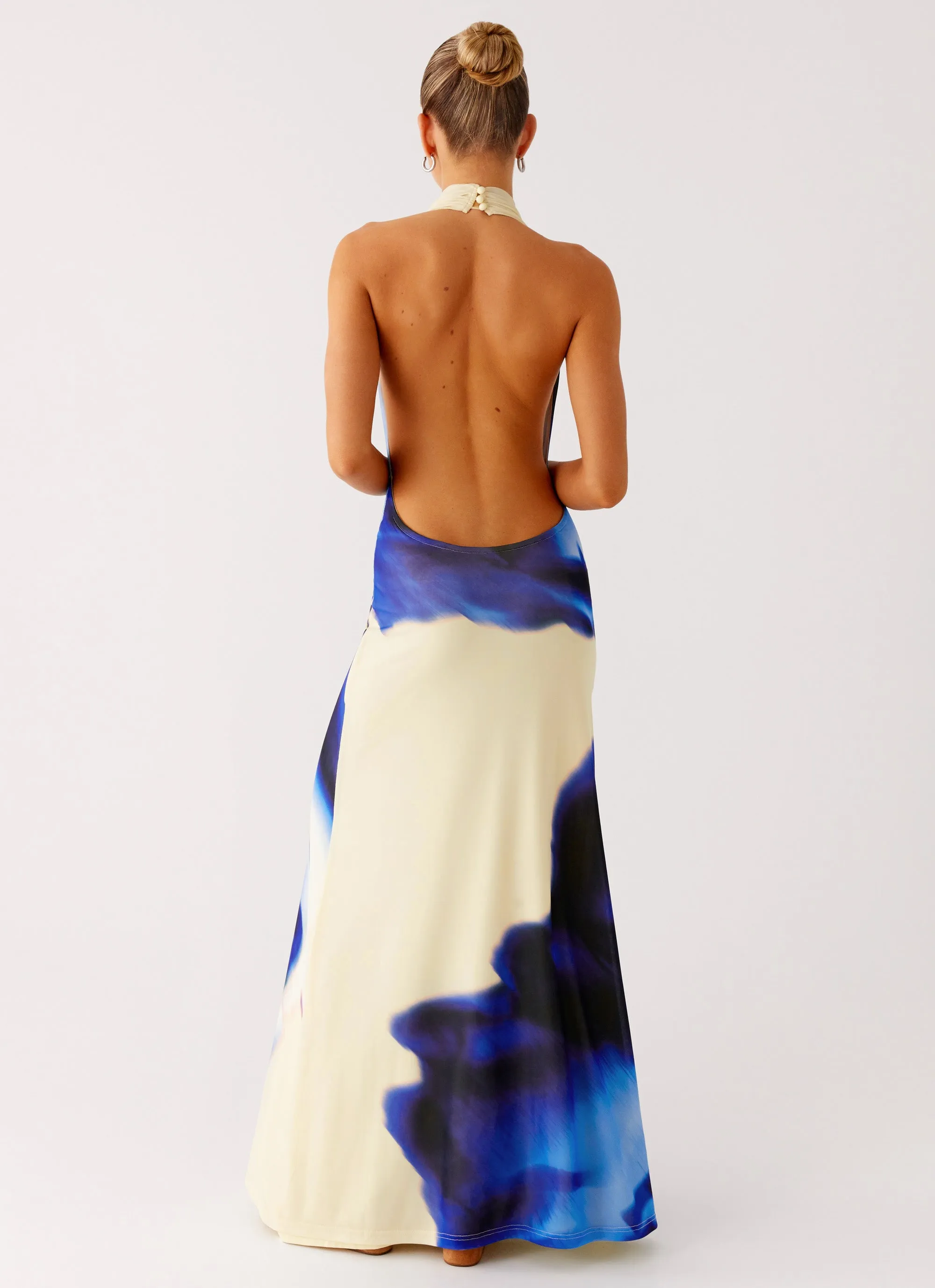 Only A Feeling Cowl Neck Maxi Dress - Heirloom Floral NonIrritatingLining