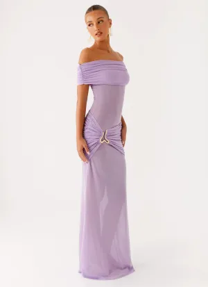 Cocktail-Party Benji Maxi Dress - Lilac