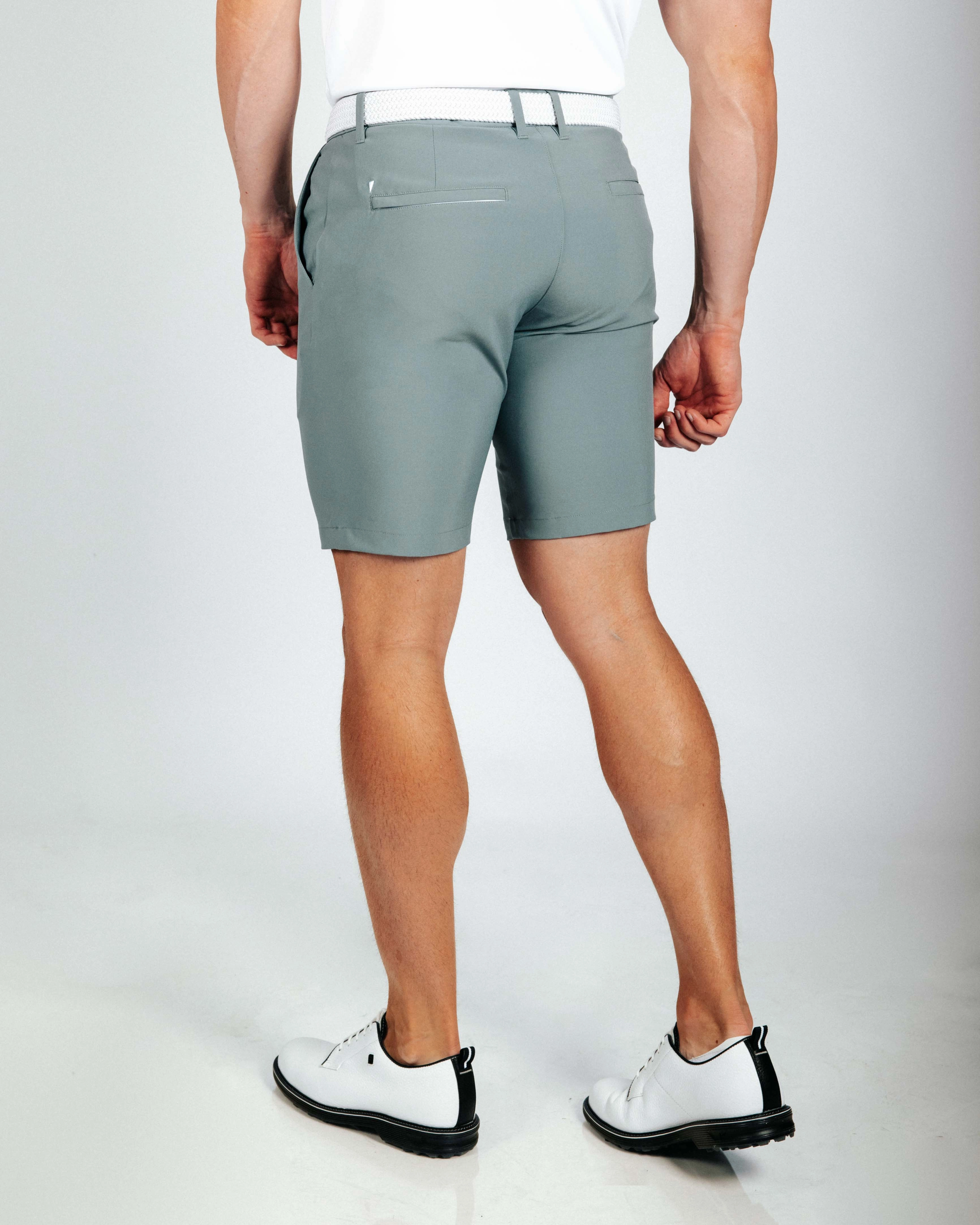Men's Smoke Green Golf Shorts Active Layer