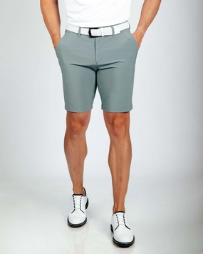 Men's Smoke Green Golf Shorts Smart Comfort