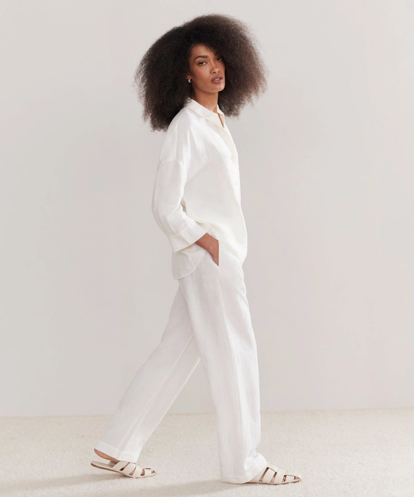 Loose Design Linen Logan Pant
