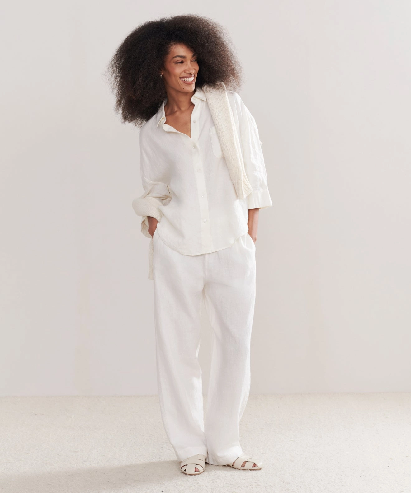 Thermal regulation Weekend Ready Linen Logan Pant