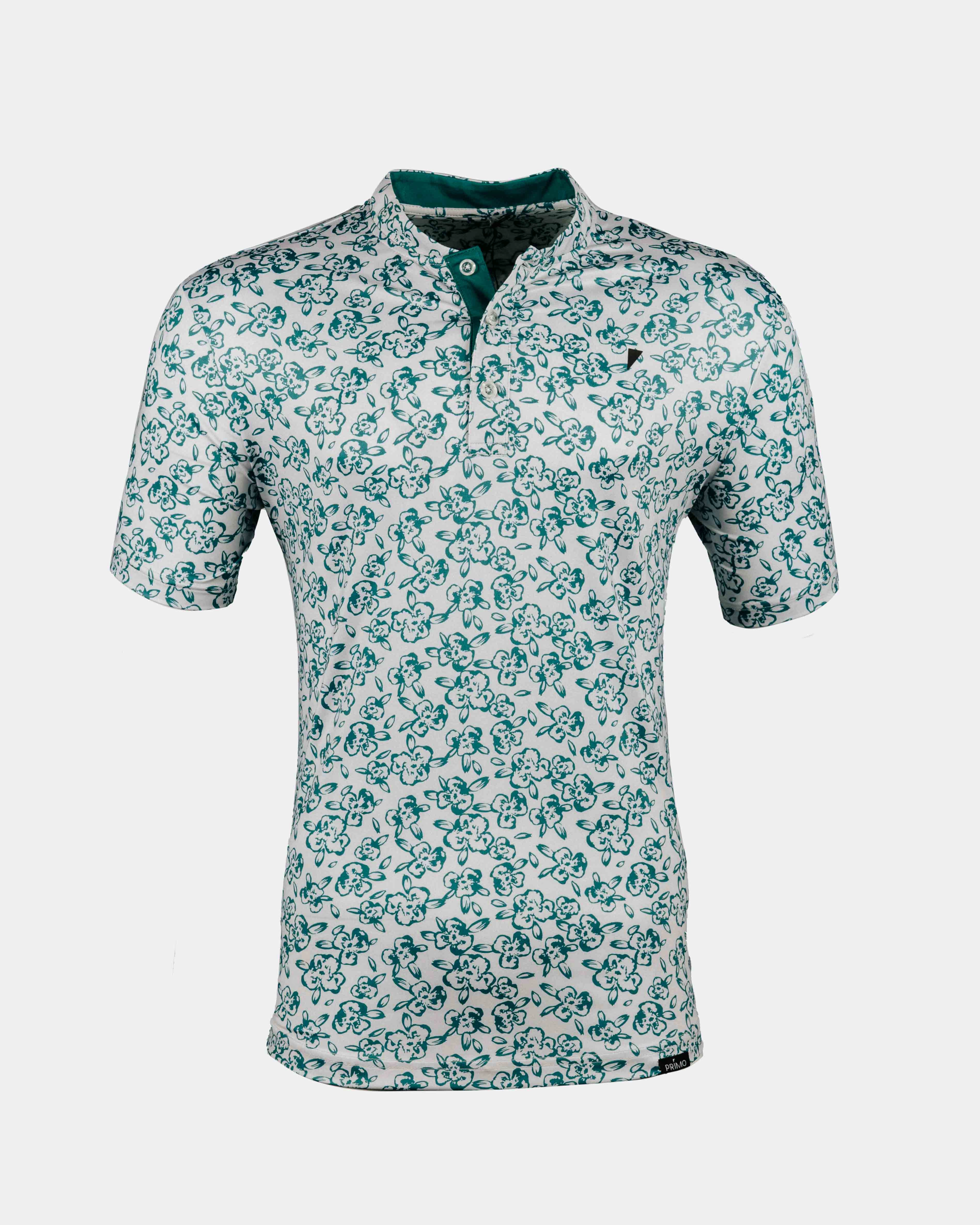 AdjustableNeckline Aloha Blade Collar Polo