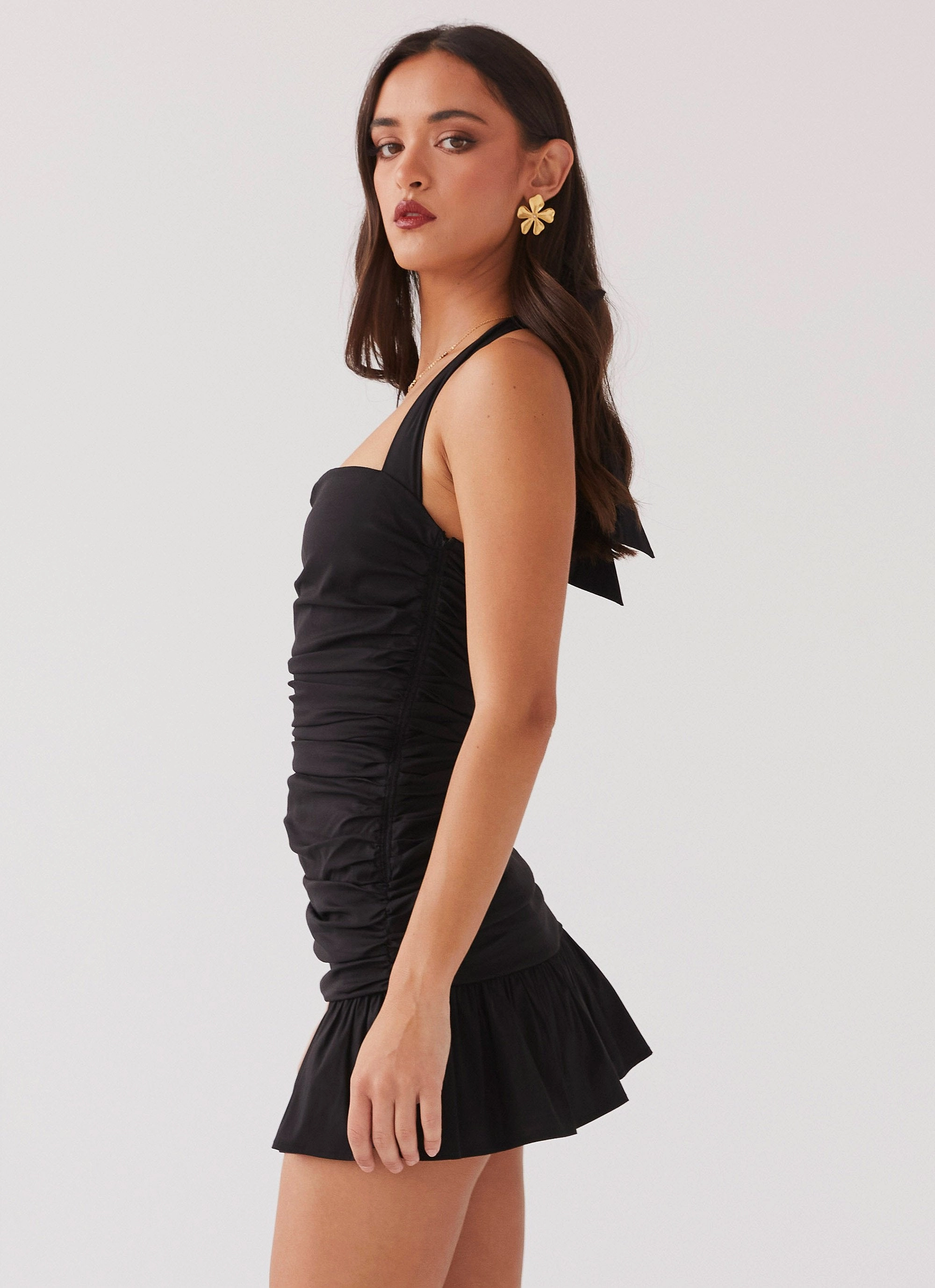 Alone With You Mini Dress - Black Dreamy Look