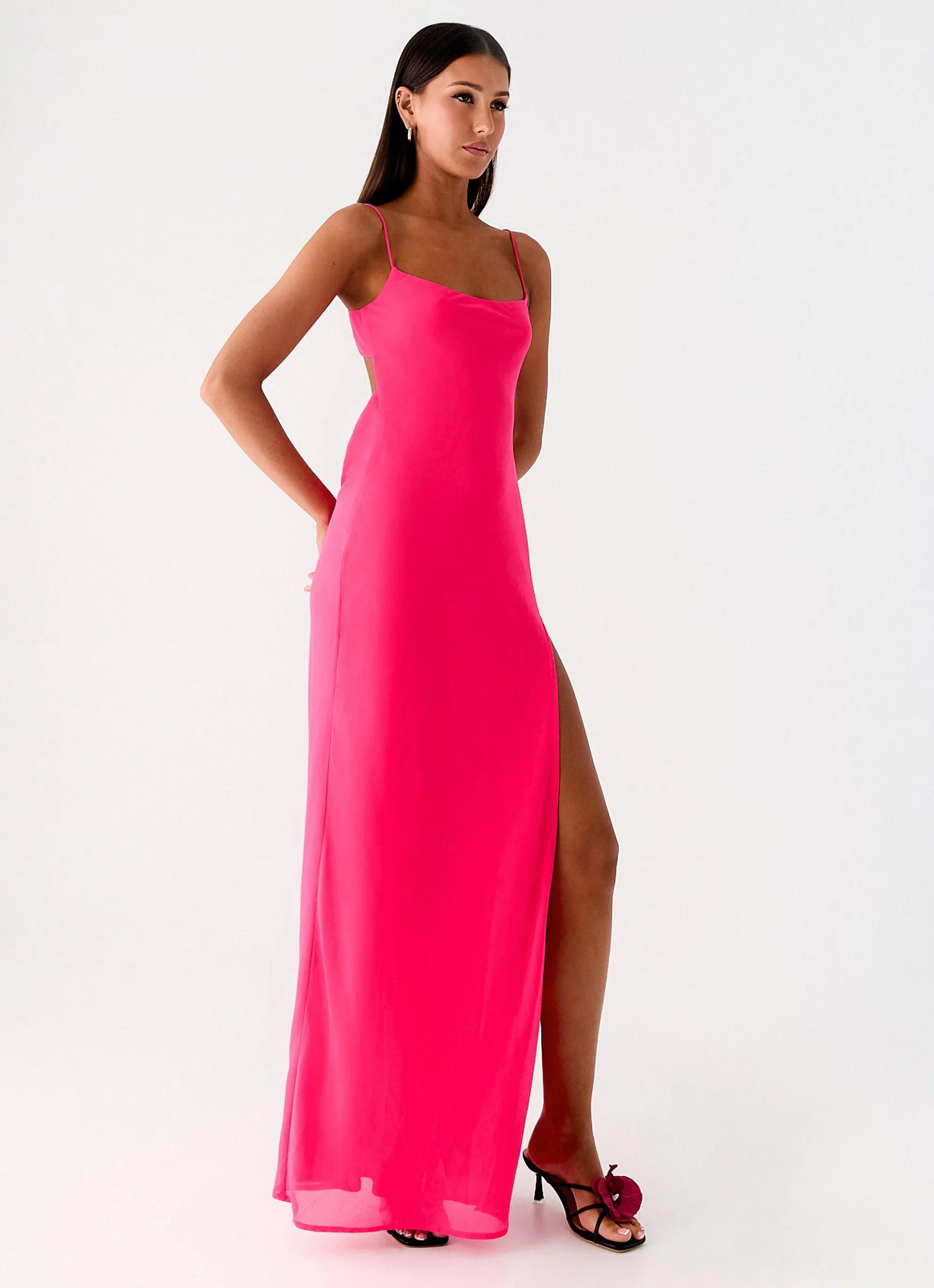 Alouette Maxi Dress - Fuchsia Dream Look Sophisticated Appeal