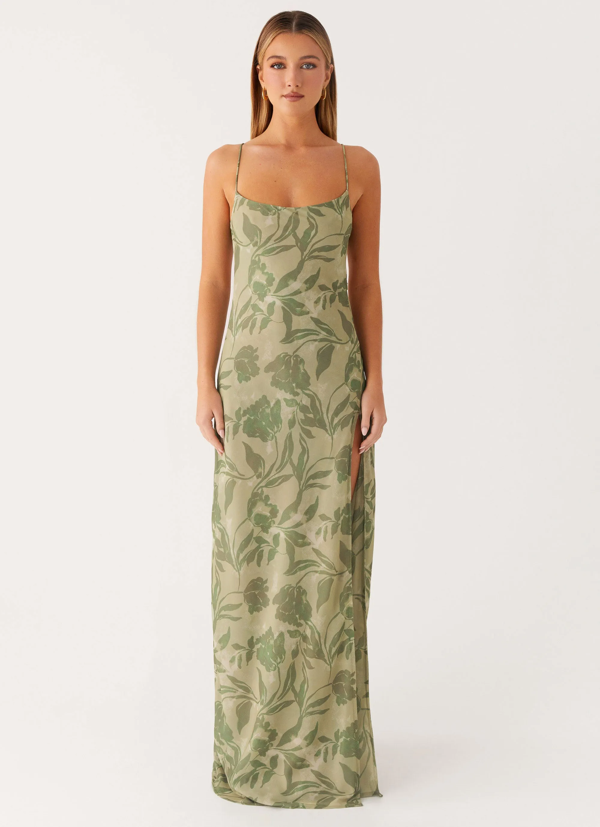 Alouette Maxi Dress - Jade Fern Work Ease