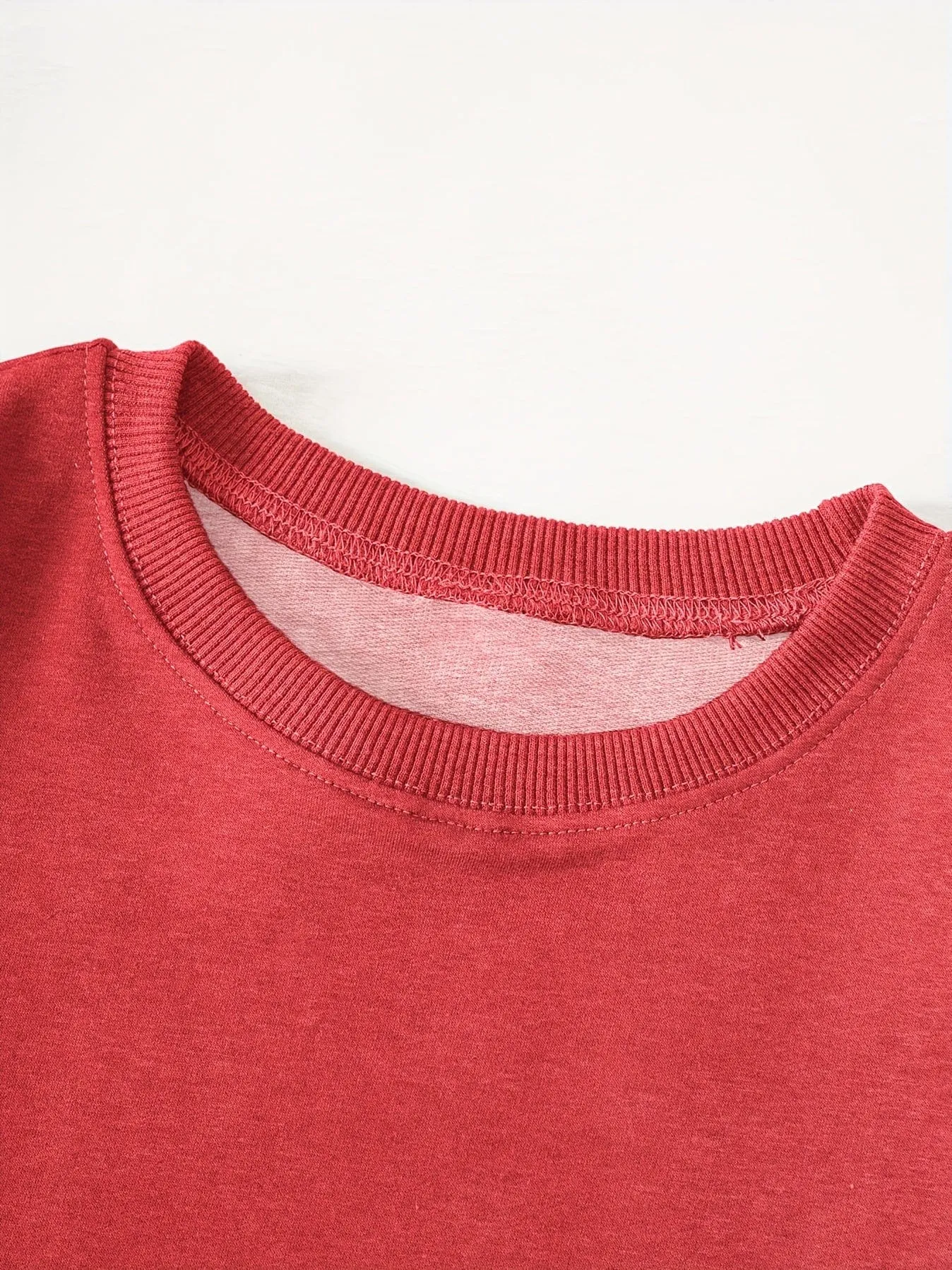 Alphabet Print Casual Crew Neck Long Sleeve Tee