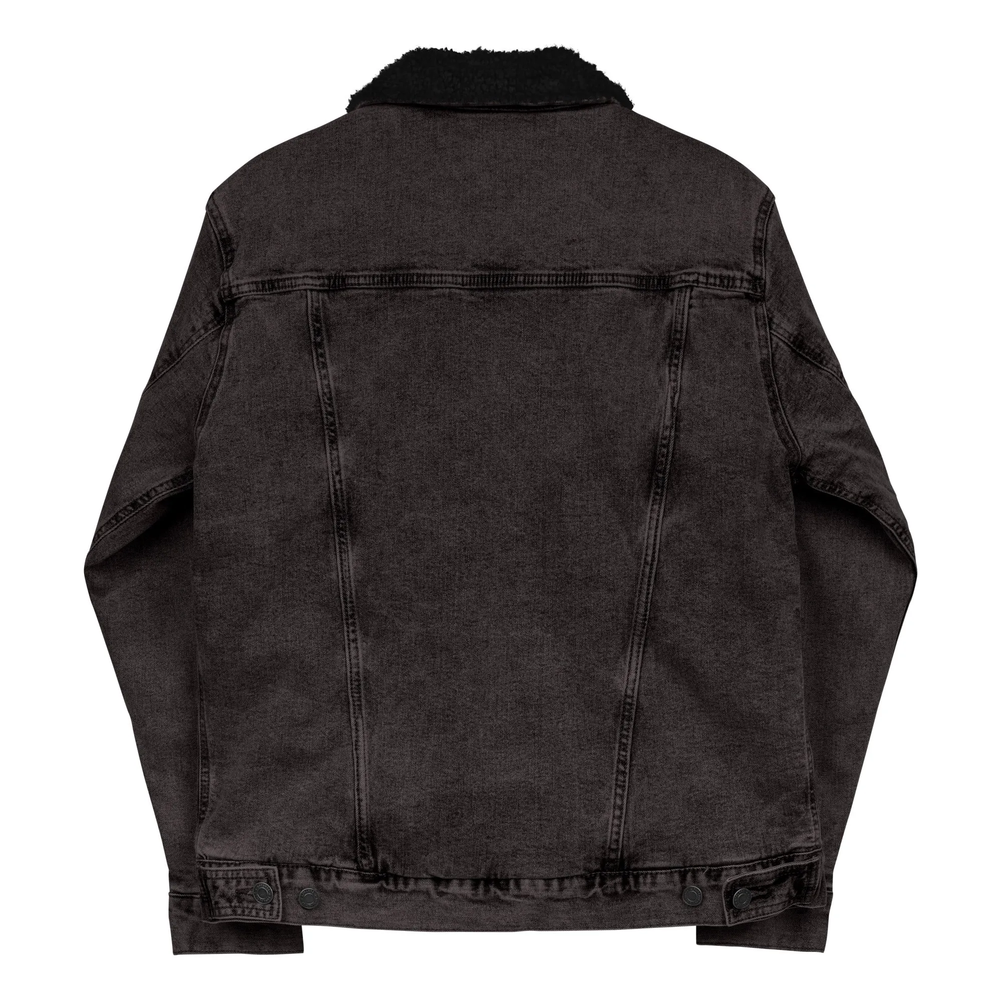 ALWAYS LOOK UP Unisex Denim Sherpa Jacket