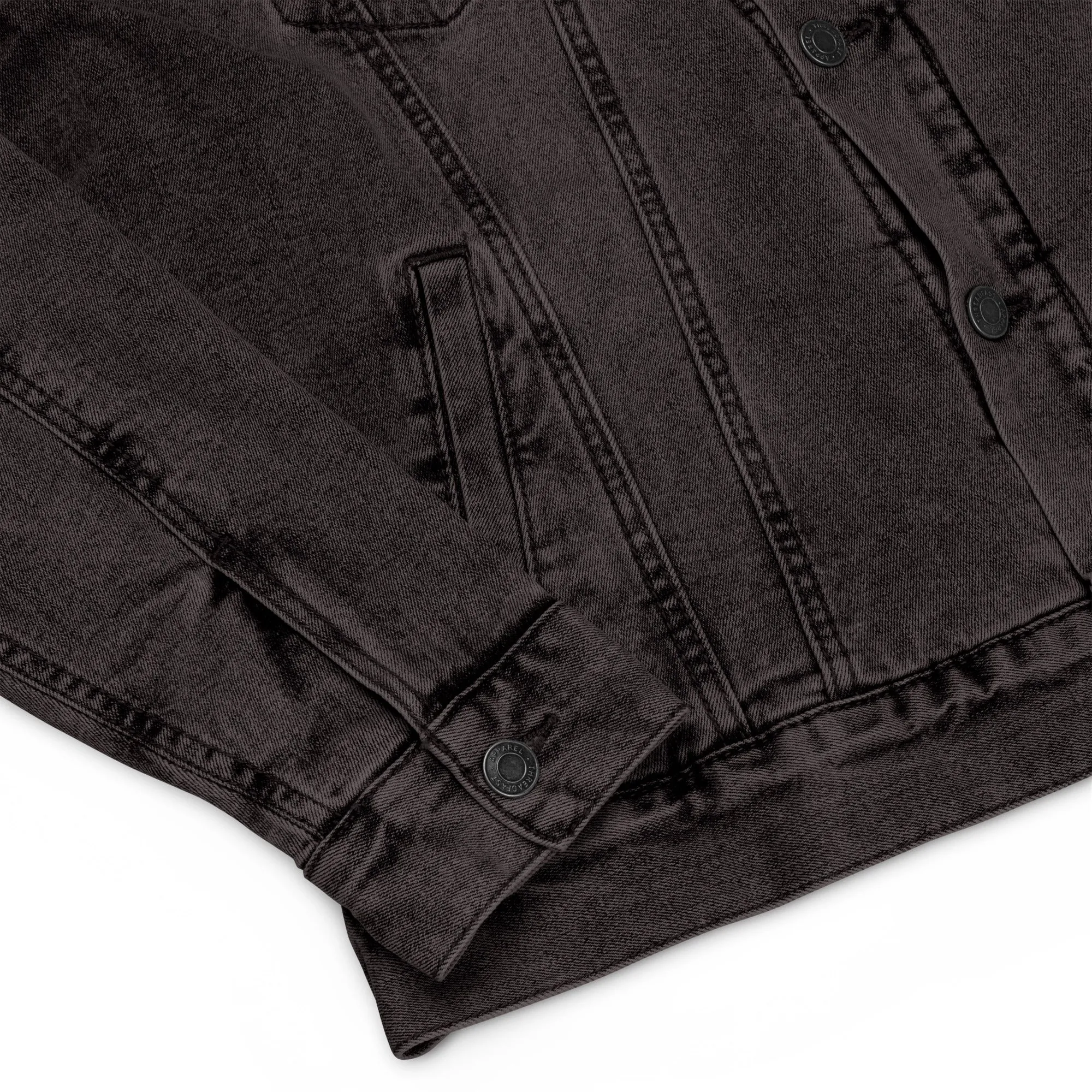 ALWAYS LOOK UP Unisex Denim Sherpa Jacket