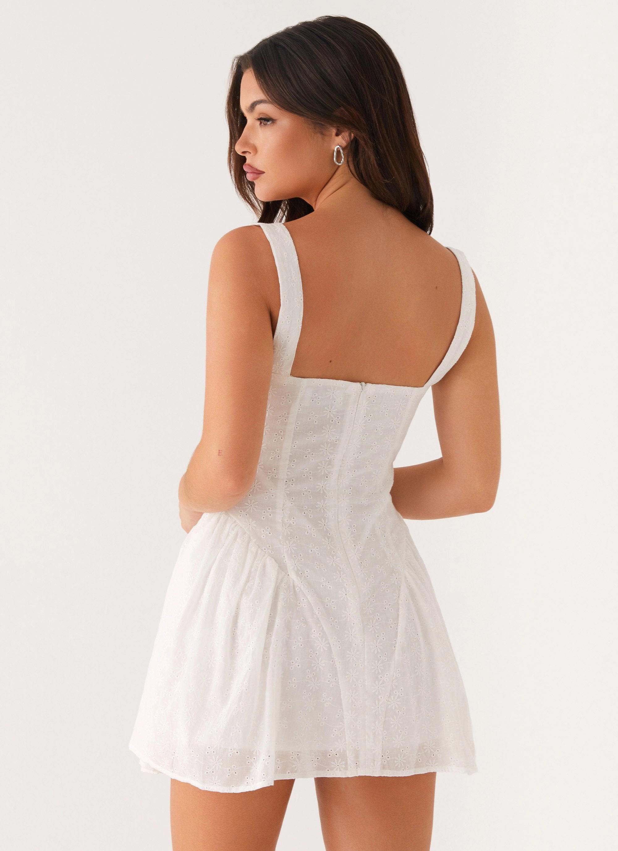 Alyssa Mini Dress - White Smart and Relaxed Trendy Vibes