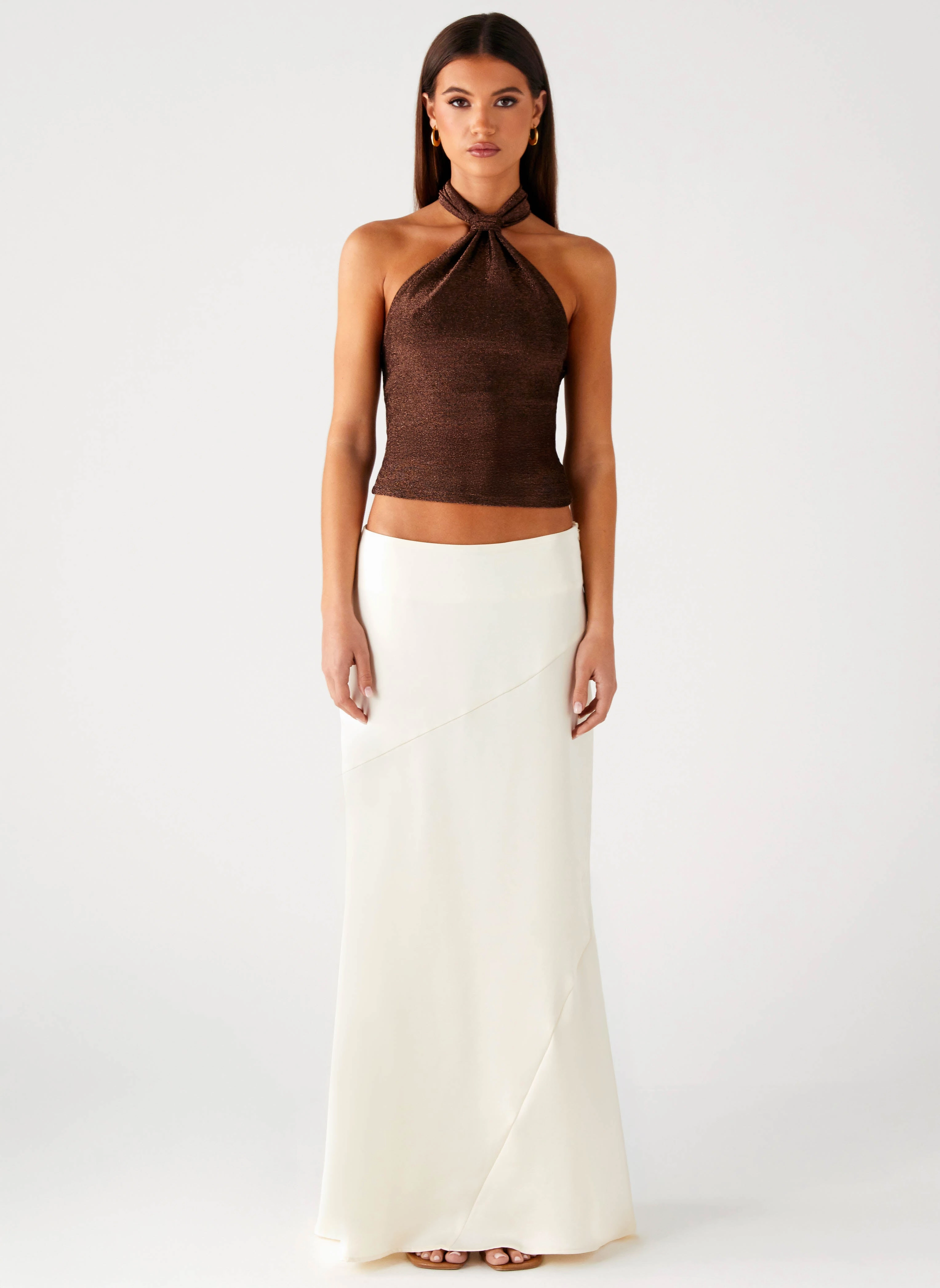 Anti Microbial Lining Amber Light Top - Chocolate