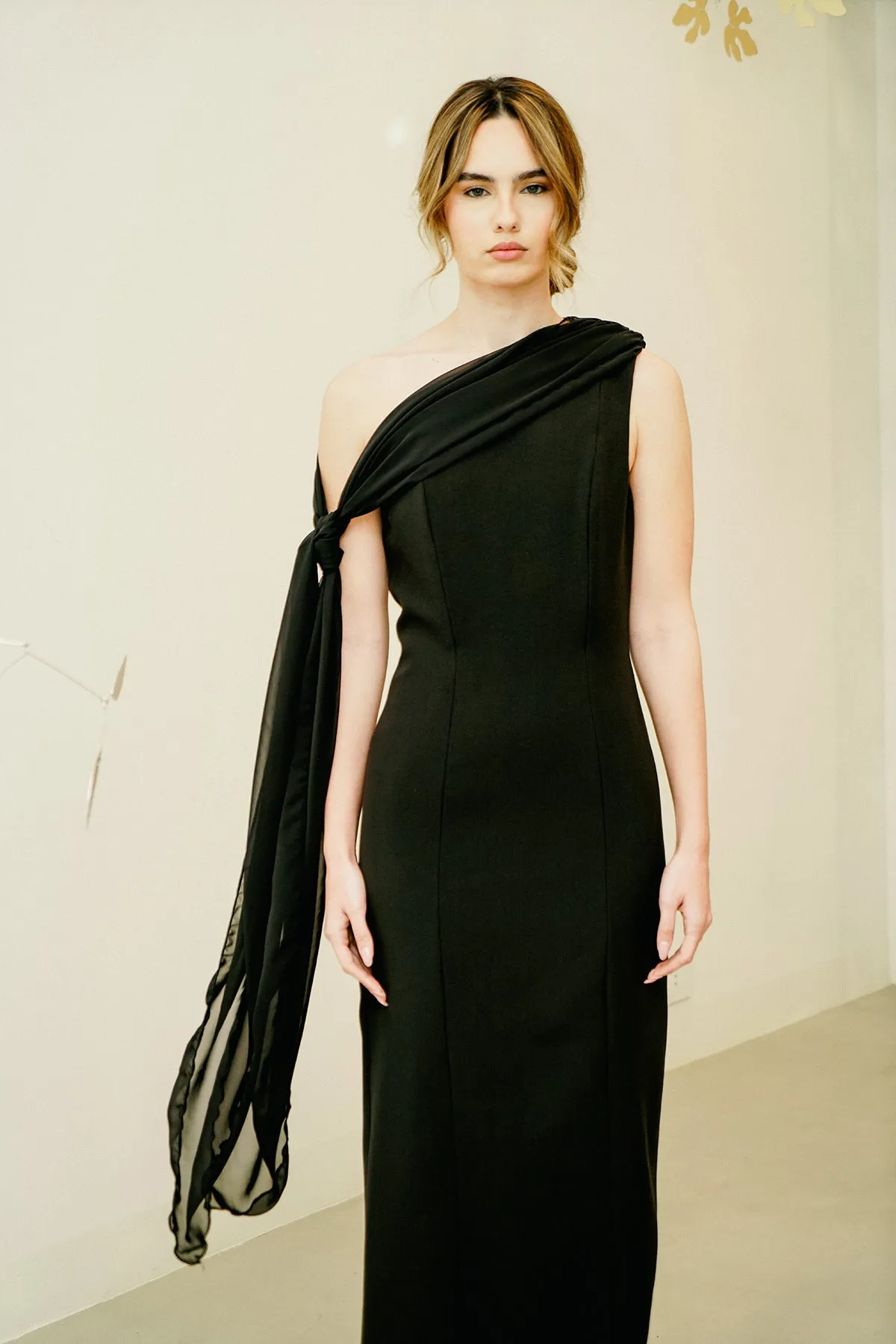 Amelia Dress Layered Movement Elegance Glow