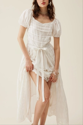 Comfy Movement Fit Amelia 17 | Wrapped linen dress