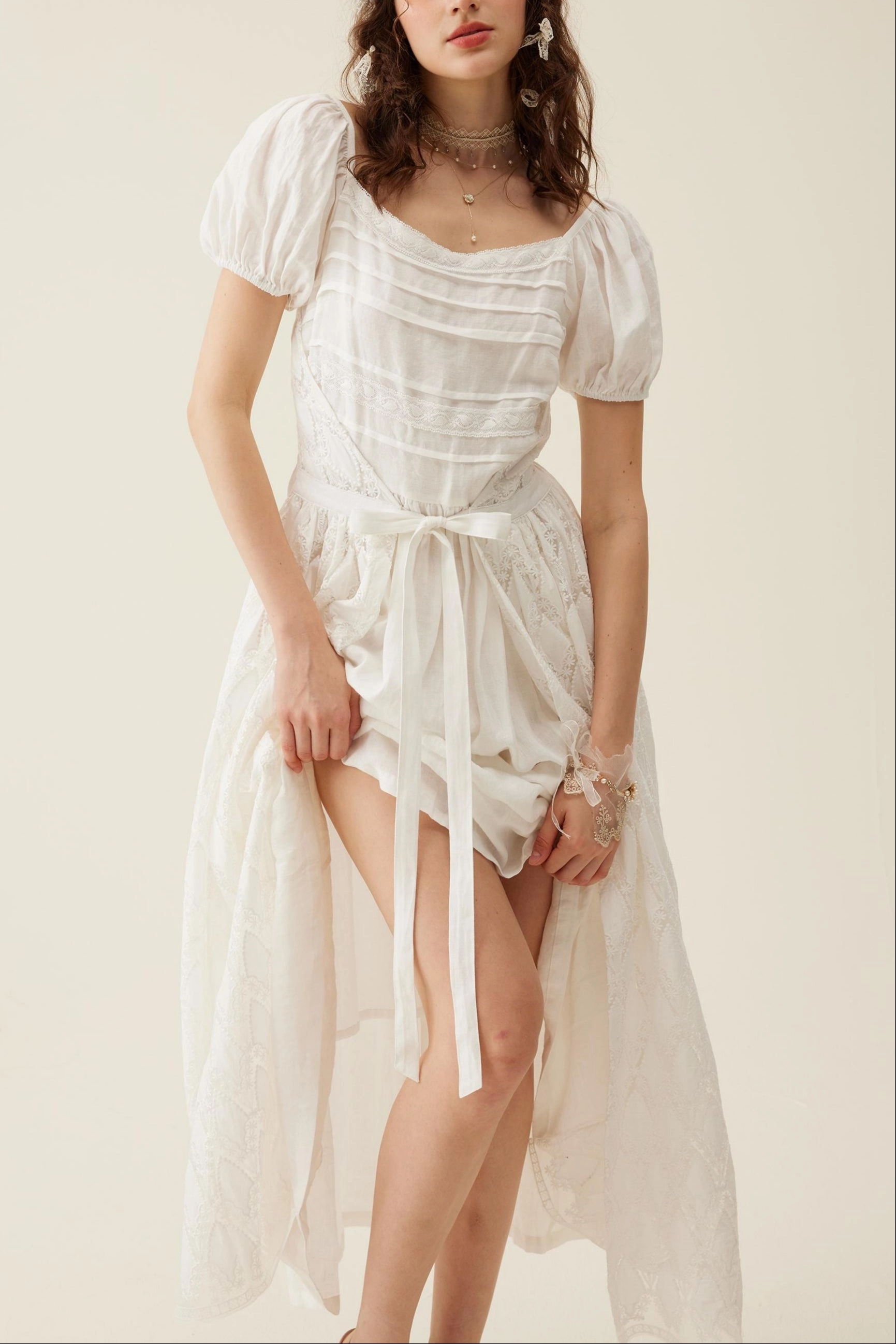 Comfy Movement Fit Amelia 17 | Wrapped linen dress