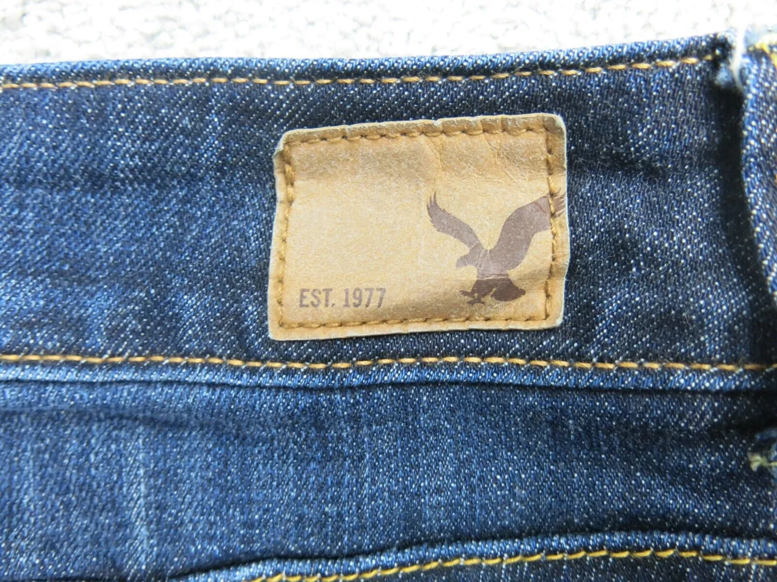 American Eagle Outfitters Womens Jeans Denim Straight Leg Mid Rise Blue Size 12