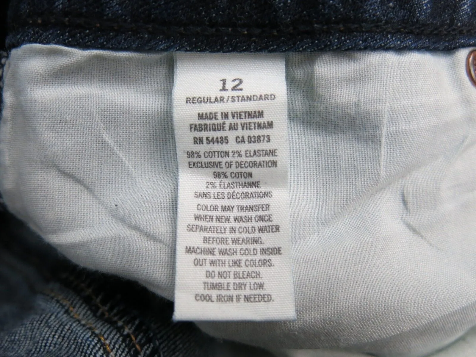 American Eagle Outfitters Womens Jeans Denim Straight Leg Mid Rise Blue Size 12