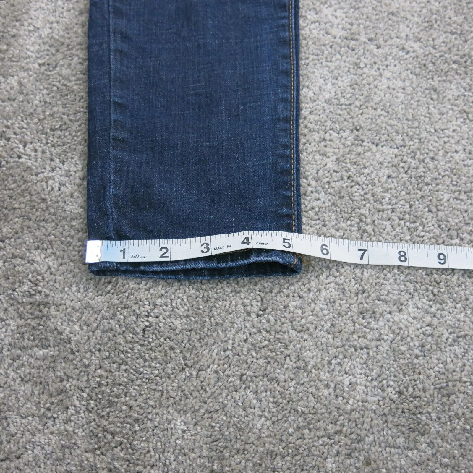 American Eagle Women Jegging Jeans Low Rise Flat Front Pockets Blue Size 6