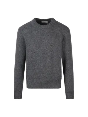Ami Paris Tonal Ami De Coeur Crewneck Sweater