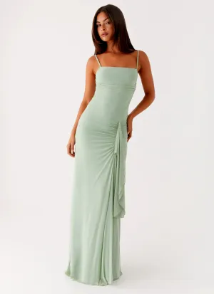 Comfortable fit dress for all body types Amphi Maxi Dress - Sage