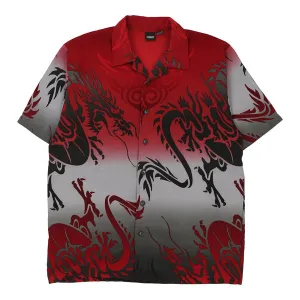 Amplify Graphic Short Sleeve Shirt - Large Red Polyester