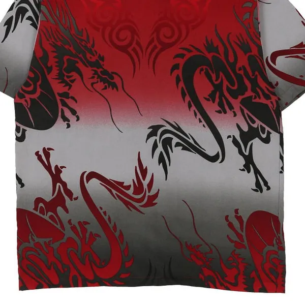 Amplify Graphic Short Sleeve Shirt - Large Red Polyester