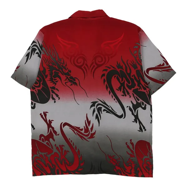 Amplify Graphic Short Sleeve Shirt - Large Red Polyester