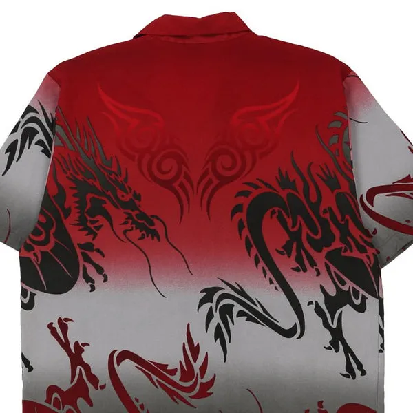 Amplify Graphic Short Sleeve Shirt - Large Red Polyester