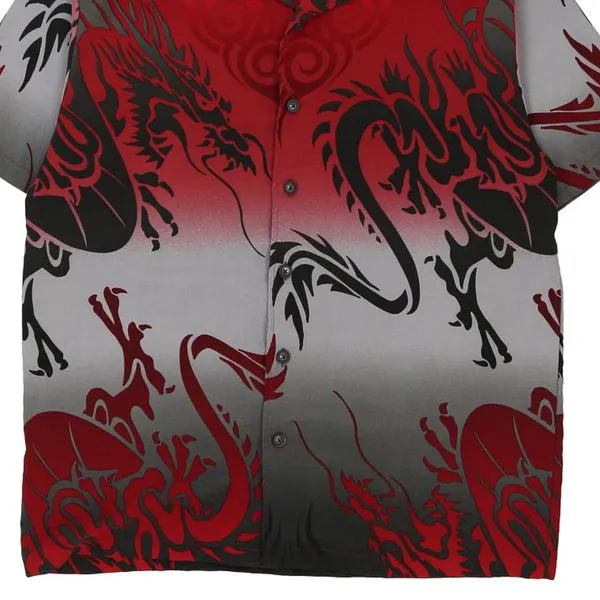 Amplify Graphic Short Sleeve Shirt - Large Red Polyester