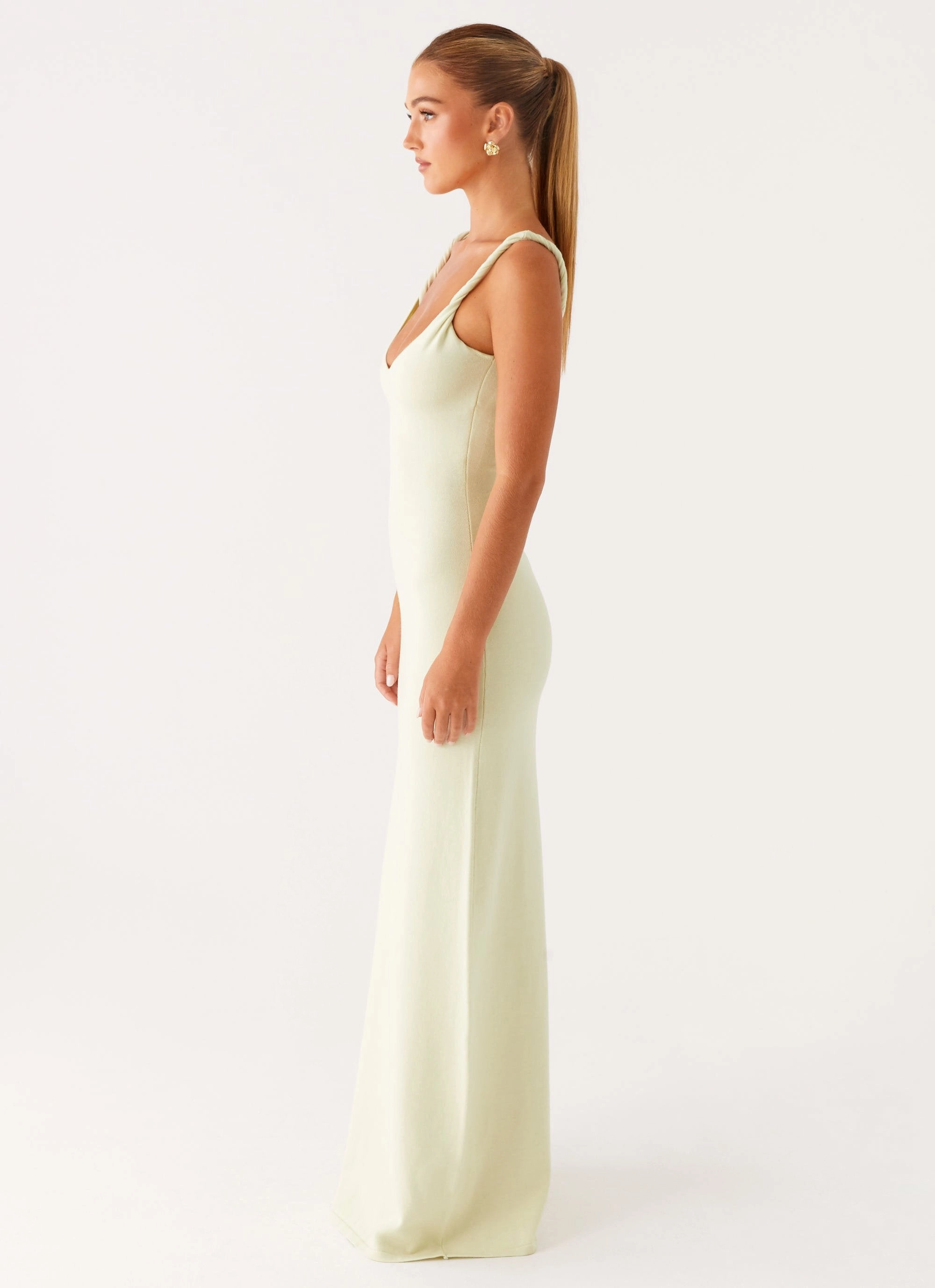 Anastasia Maxi Dress - Sage Sophisticated Edge Light and Comfortable