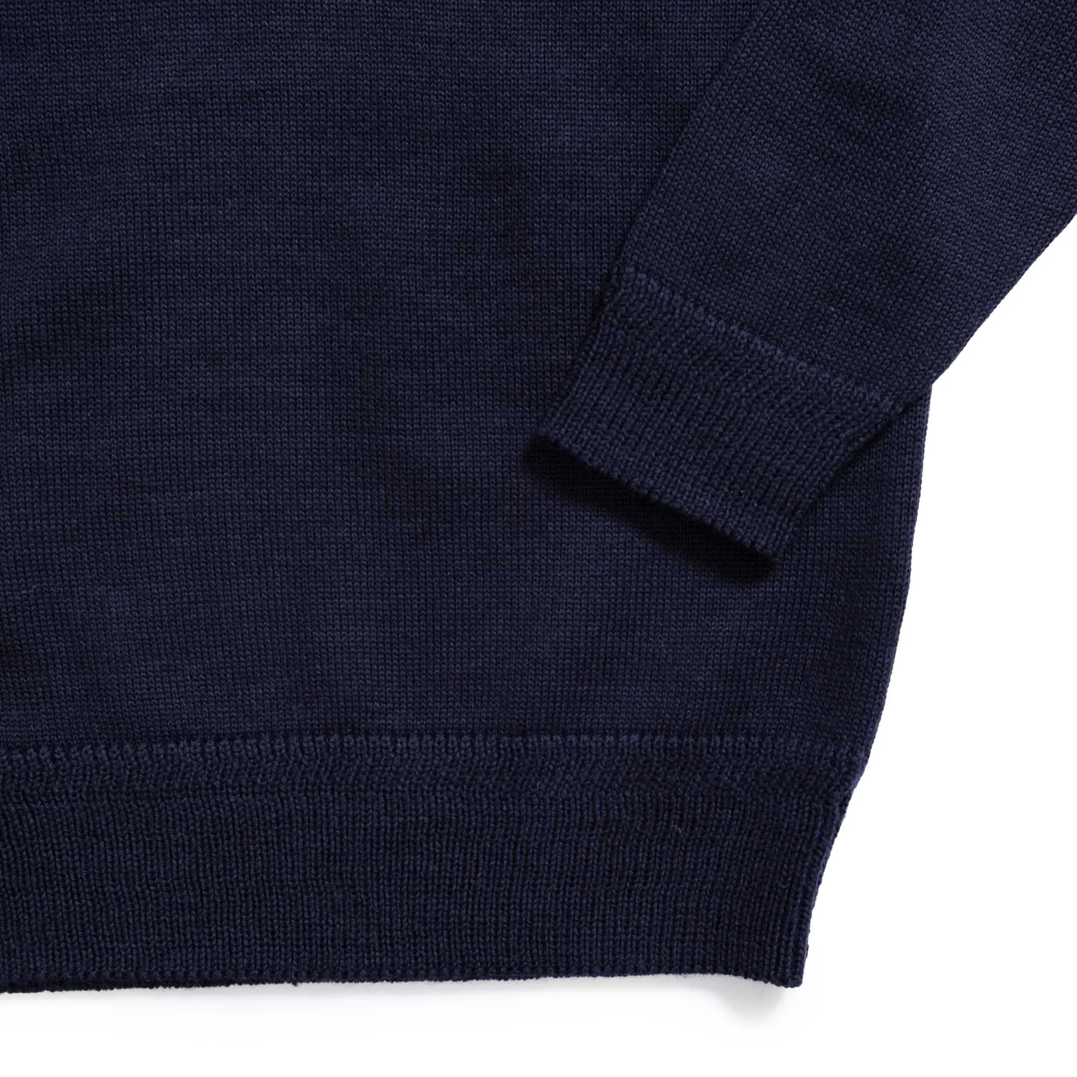 Anatomica ENG Knitted V Neck Sweater Navy