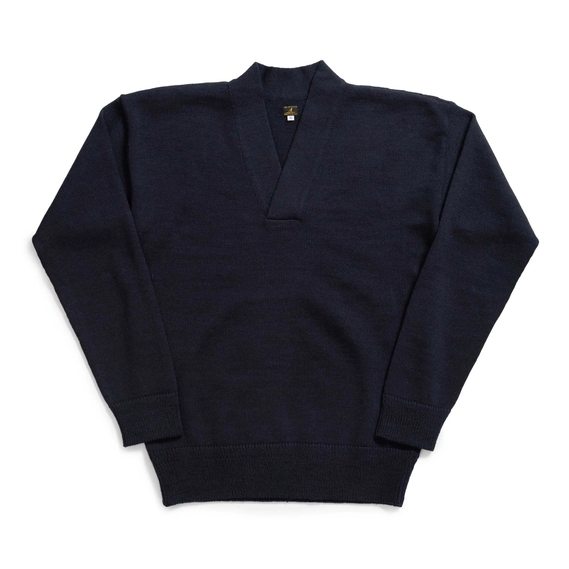 Anatomica ENG Knitted V Neck Sweater Navy