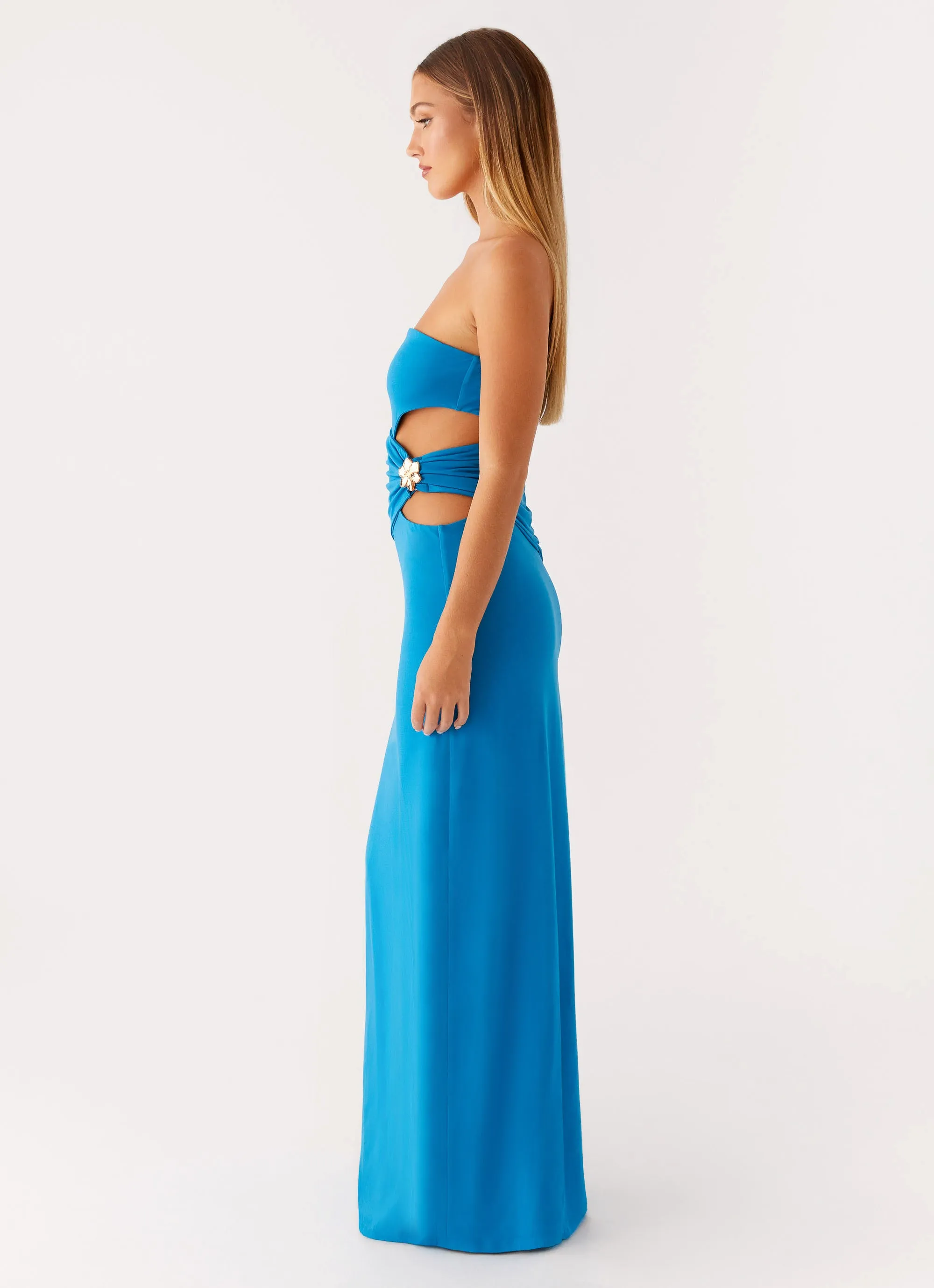 Timeless slip dress Anetta Maxi Dress - Royal Blue