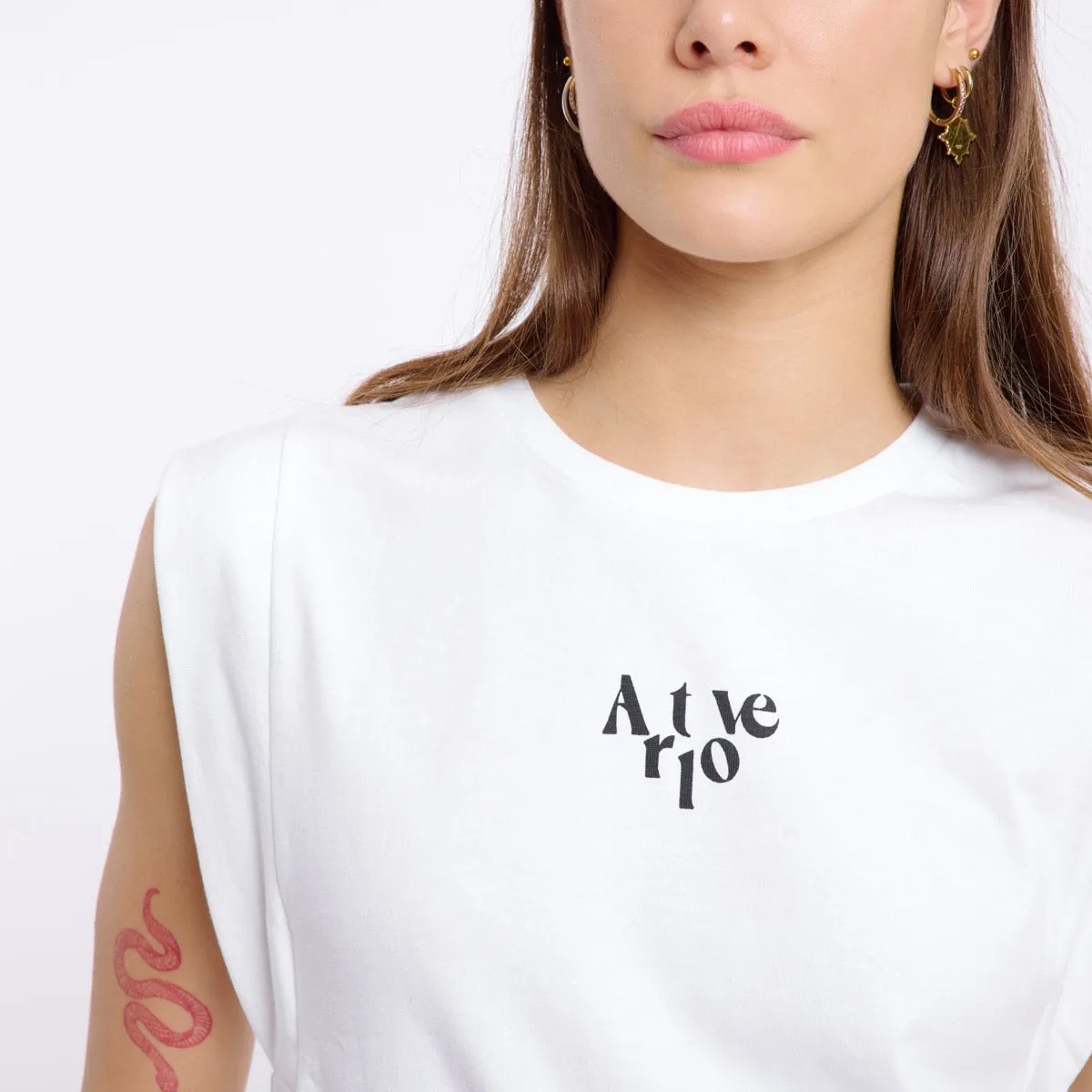 ANOUK T-SHIRT (WHITE/BLACK)