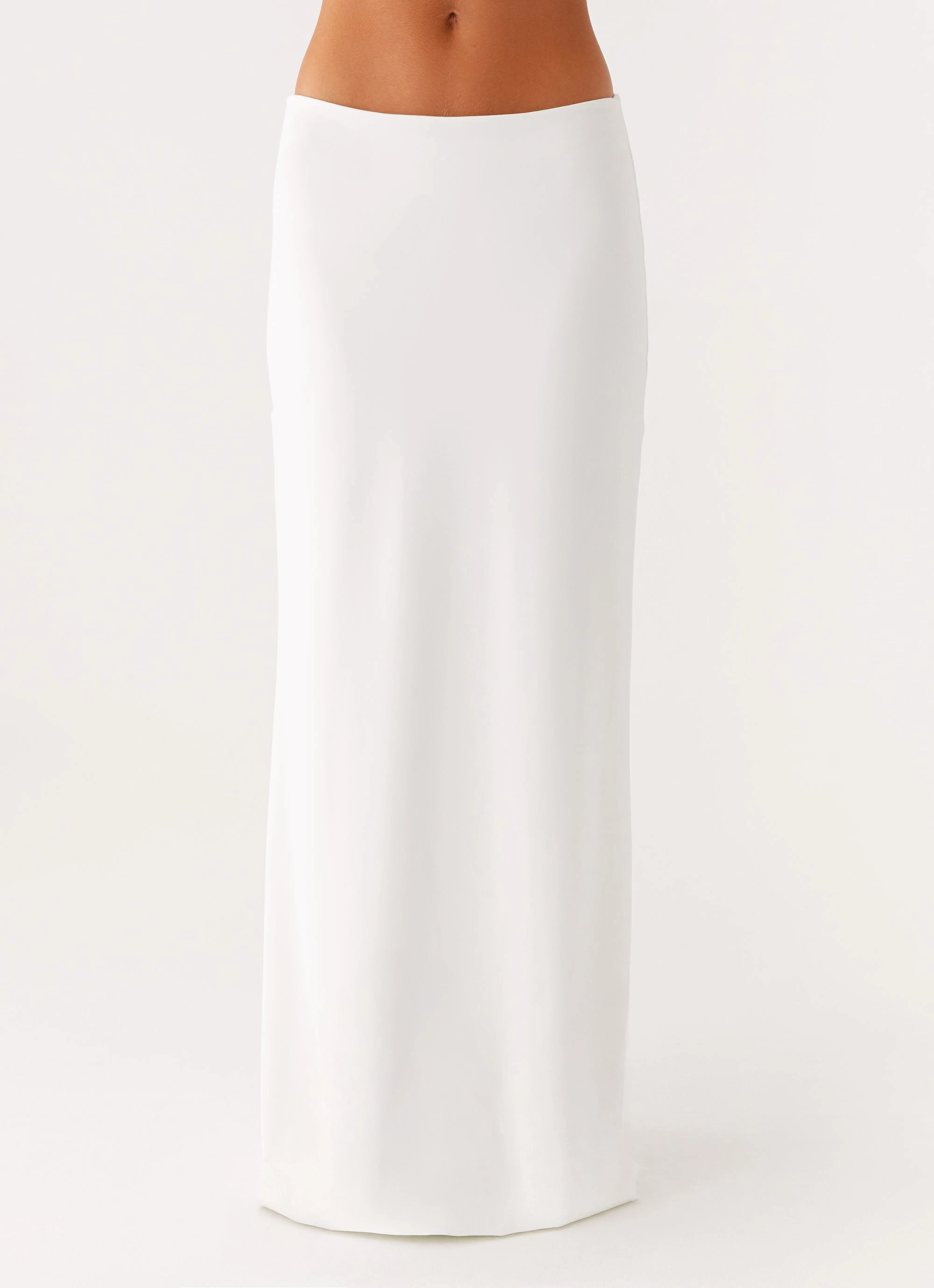Easy Layer Ashi Maxi Skirt - White