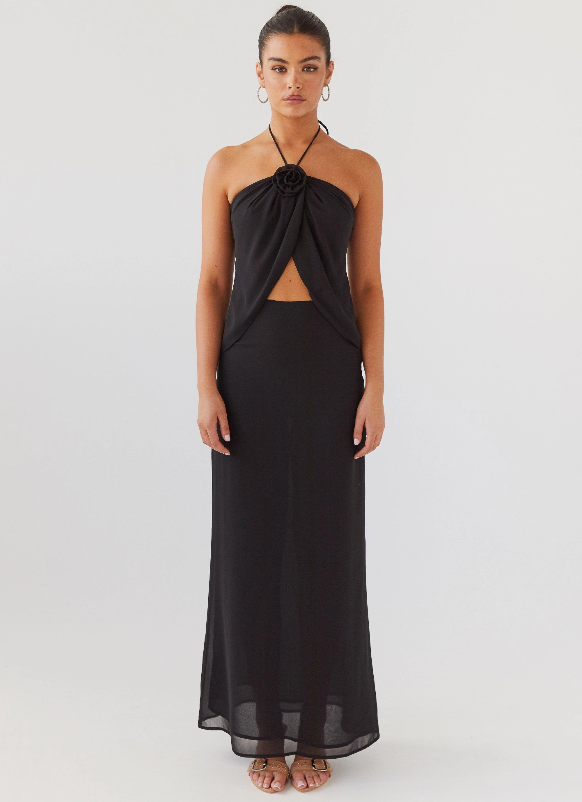 Slim Comfort Nightfall Maxi Skirt - Midnight