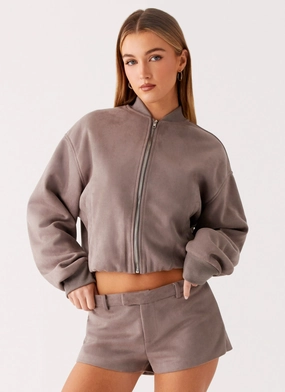 Weatherproof Technology Thats Chill Bomber Jacket - Brown