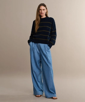 Denim Newport Trouser Non Tapered Leg Anti Pilling Textile