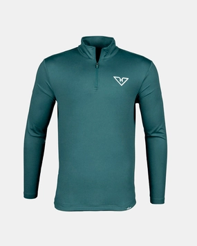 Forest Green HyFlyers Quarter Zip Ergonomic Shoulder Cut