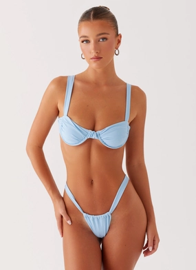 sale venue NonSlip Grip Gala Underwire Bikini Top - Sky Blue