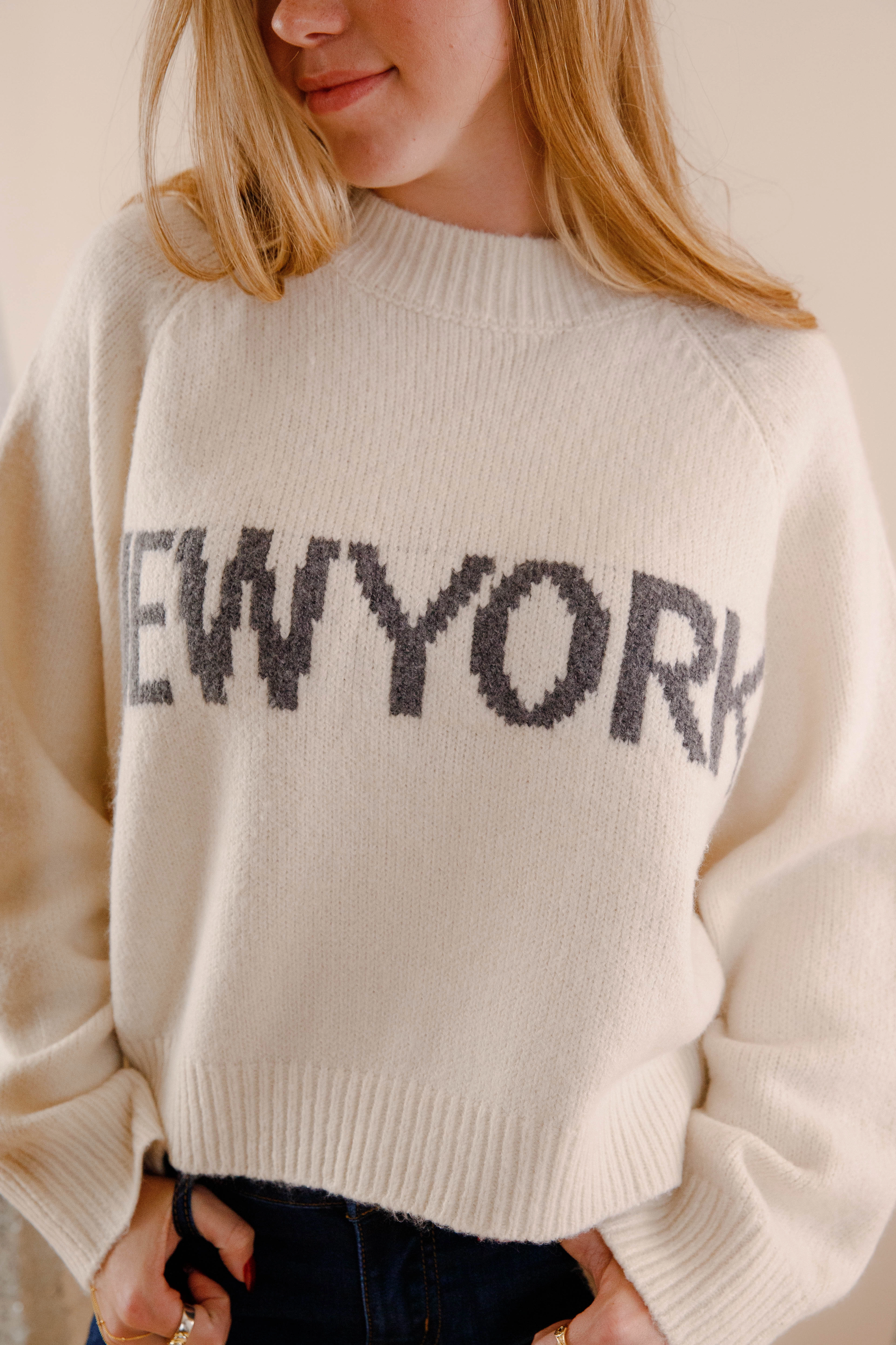 Sun Protective Fabric The Big City Sweater-New York