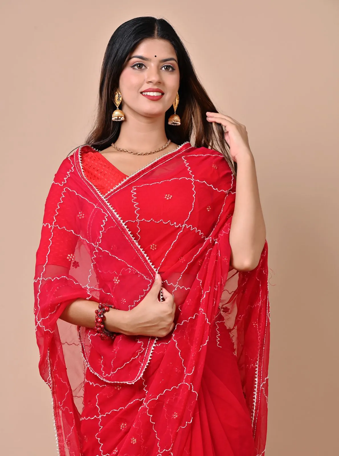 Anusha Chiffon Saree