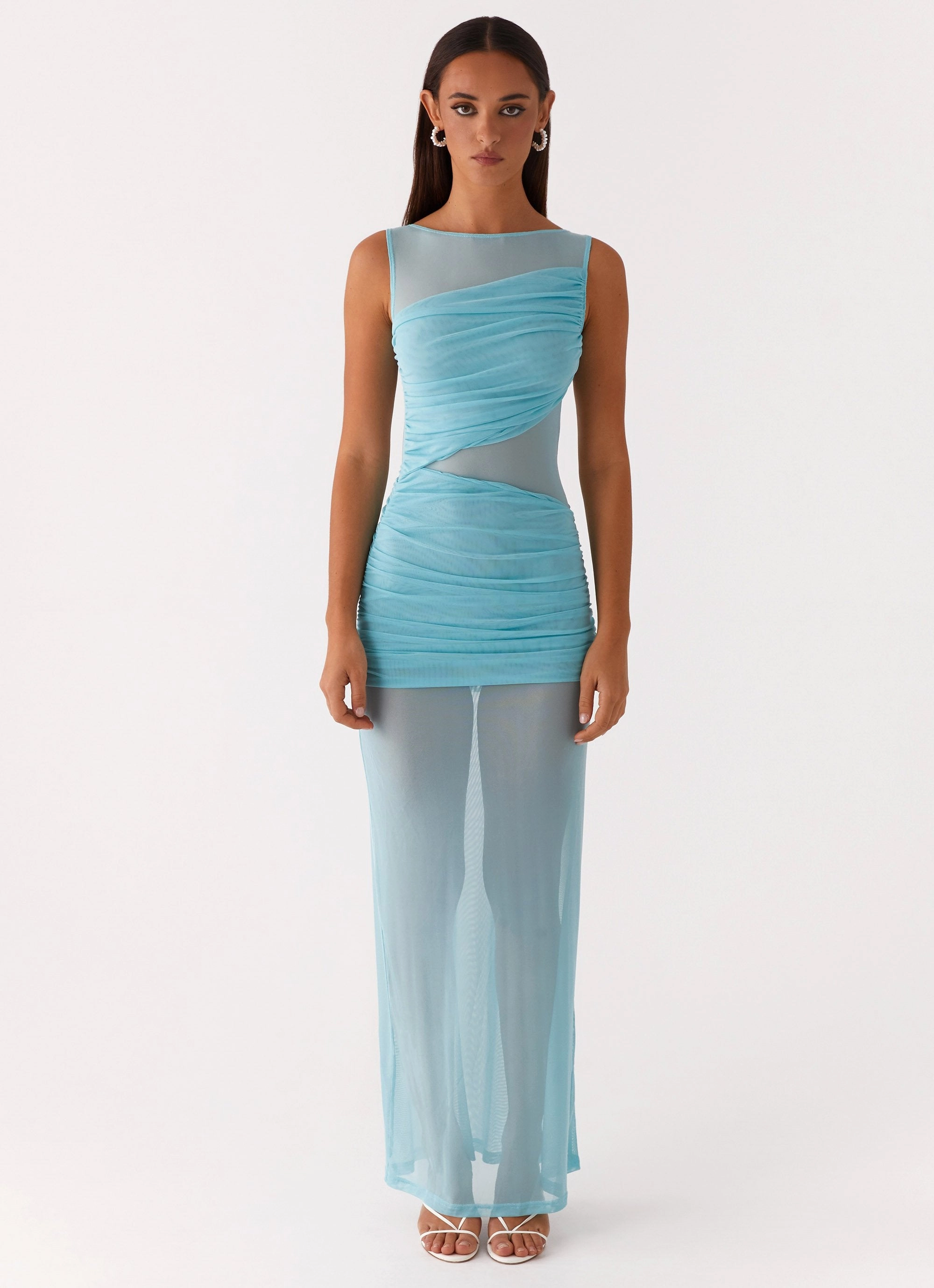Apollo Maxi Dress - Aqua Comfy Yet Stylish Evening-Wear