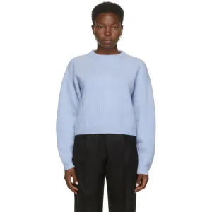 arch4 Blue Cashmere Eaton Crewneck Sweater